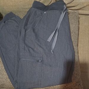 Figs Women's Charcoal Gray Drawstring Joggers